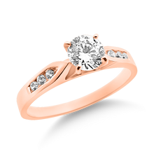 Load image into Gallery viewer, R-19: Solitaire engagement / promise ring