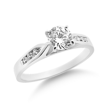 Load image into Gallery viewer, R-19: Solitaire engagement / promise ring