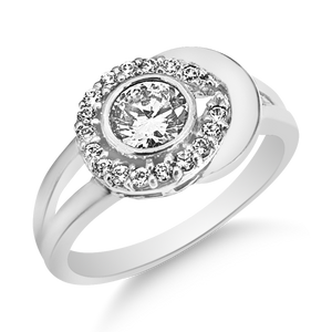 RR-77: Herculese Knot Halo Ring
