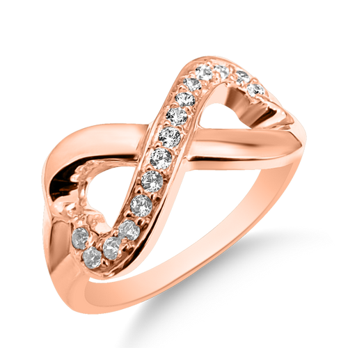 RR-162: Swarovski Zirconia Infinity Ring