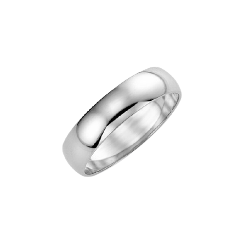 10K Gold Plain and Simple 5mm Regular Fit Wedding Band