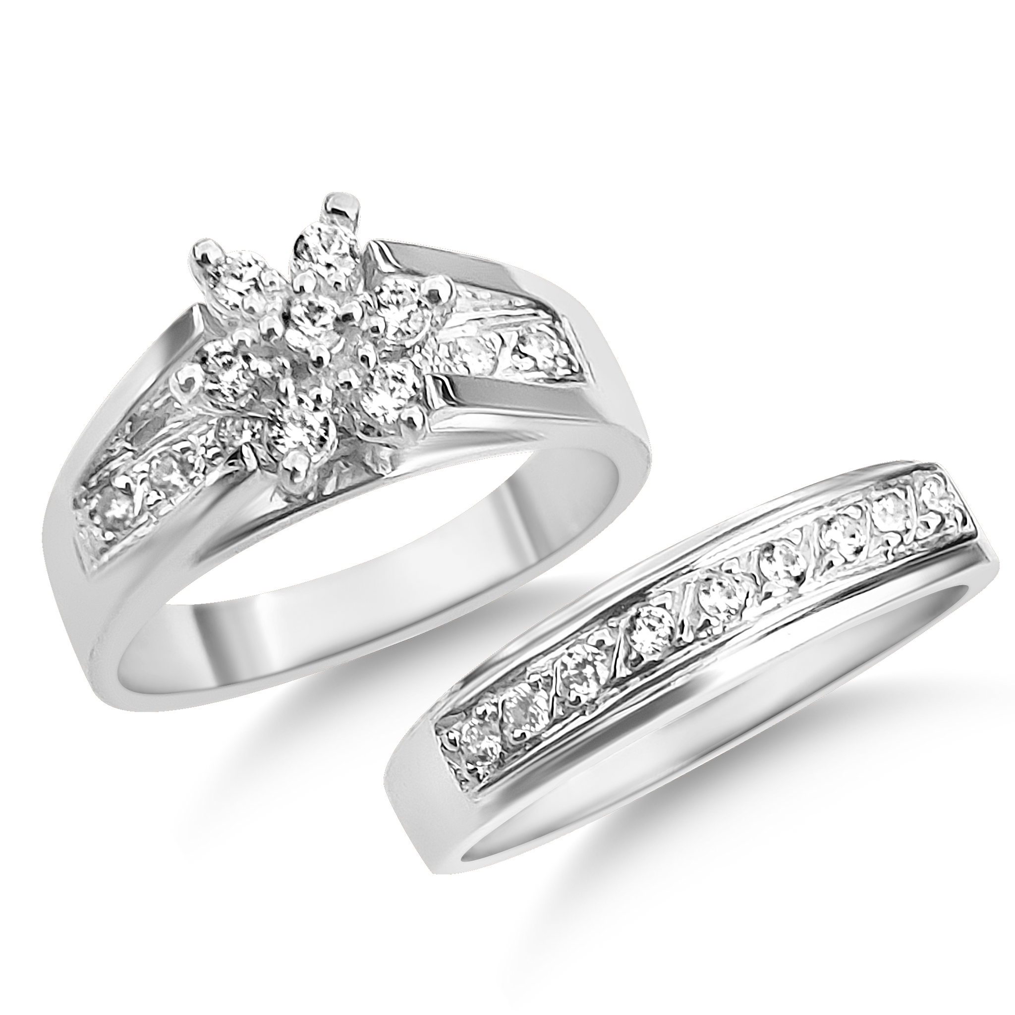 Swarovski zirconia wedding sets deals