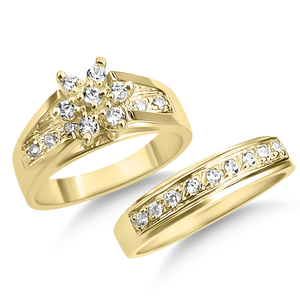 Swarovski wedding 2025 ring set