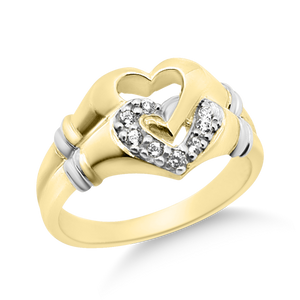 RR-62: Everyday fashion heart ring