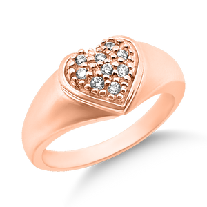 RR-63: Everyday fashion heart ring