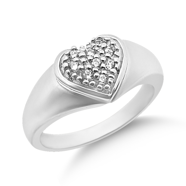 RR-63: Everyday fashion heart ring