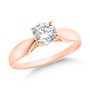R-7: Solitaire engagement / promise ring