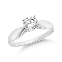 Load image into Gallery viewer, R-7: Solitaire engagement / promise ring