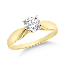 Load image into Gallery viewer, R-7: Solitaire engagement / promise ring