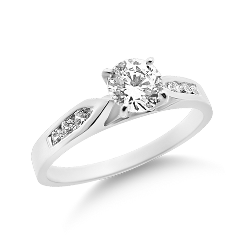 R-19: Solitaire engagement / promise ring