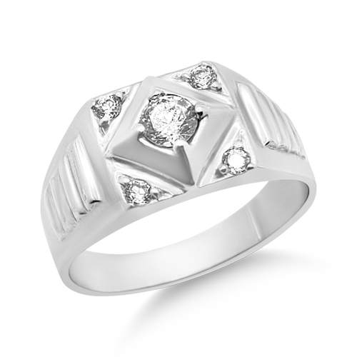 R 59 Men s Ring Swarovski zirconia