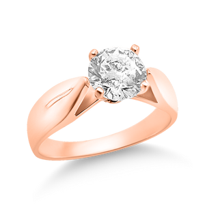 R-8: Solitaire engagement / promise ring