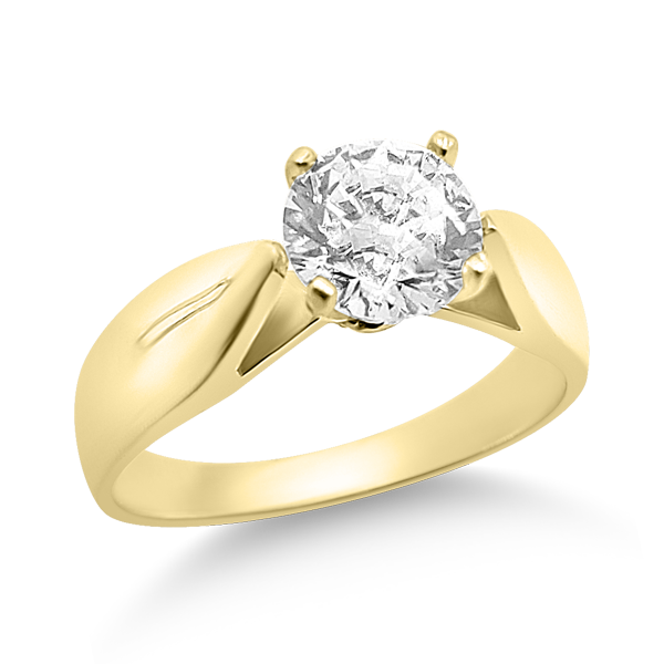 R-8: Solitaire engagement / promise ring