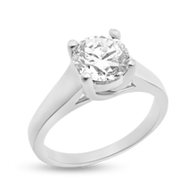 Load image into Gallery viewer, RR-68: Round Swarovski Zirconia engagement ring