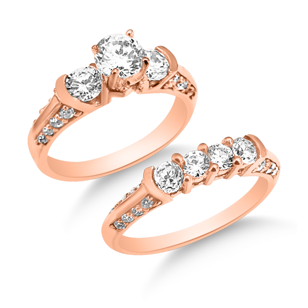 RR 30 BRR 30 Swarovski Zirconia Past Present Future Wedding