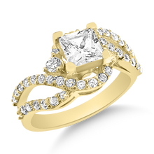 Load image into Gallery viewer, RR-185: Square Twist Shank Ring