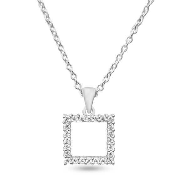 FP-63: square shaped pendant with adjustable 18