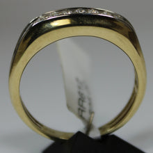 Load image into Gallery viewer, R0612: 10k men&#39;s ring with a total diamond weight of 0.25ct