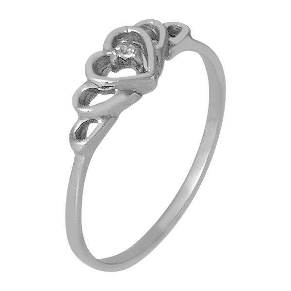 A-2172: Everyday fashion heart ring