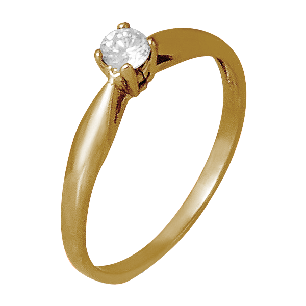 A-3777: Solitaire engagement / promise ring