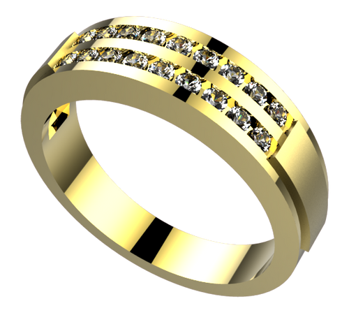 ES1044: 0.50ct diamond wedding band