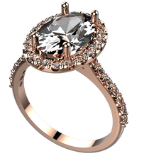 Load image into Gallery viewer, ES1049: 0.60ct Diamond engagement ring SEMI MOUNT