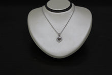 Load image into Gallery viewer, FS1014: 10k 0.10 ct TW white gold with chocolate diamond with box chain