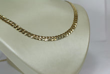 Load image into Gallery viewer, Solid 10k Gentle Curb chain 5.4mm width 24”