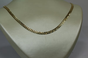 Solid 10k Gentle Curb chain 4.2mm 22”
