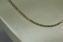 Load image into Gallery viewer, Solid 10k Rope chain 2.3mm 18”