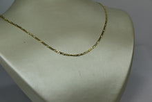 Load image into Gallery viewer, Solid 10k Figaro chain 1.9mm 16”