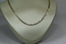 Load image into Gallery viewer, Solid 10k 2 Tone Pave Cuban chain 3.6 mm 18”