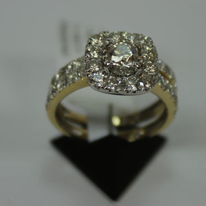 14k ring with 2.00ct diamond