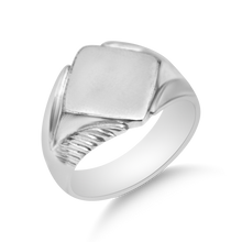 Load image into Gallery viewer, Diamond Shape Signet Ring