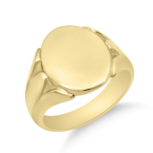 16mm Oval Signet Ring