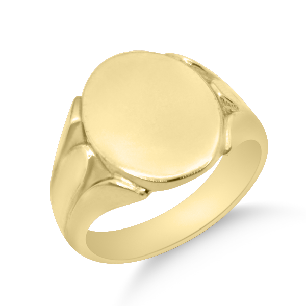 16mm Oval Signet Ring