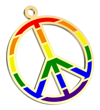 Load image into Gallery viewer, PRIDE Peace Pendant
