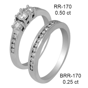 RR-170: 0.62ct diamond engagement ring