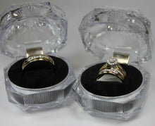 Load image into Gallery viewer, R0065: 10k 3 set wedding rings. 0.60ct total diamond weights.
