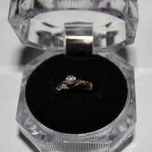 Load image into Gallery viewer, 14k engagement / promise ring with 0.14ct diamond SI2