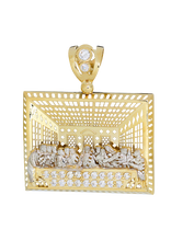 Load image into Gallery viewer, 10k 2 tone Last Supper Pendant